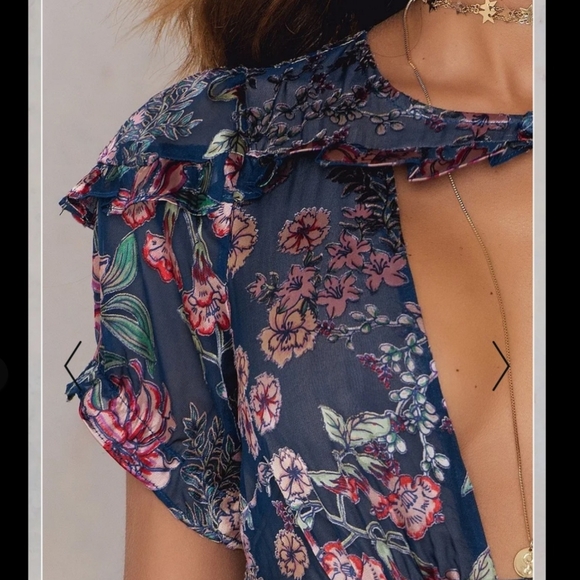 🍋For Love and Lemons Flora Maxi Dress - Picture 7 of 16